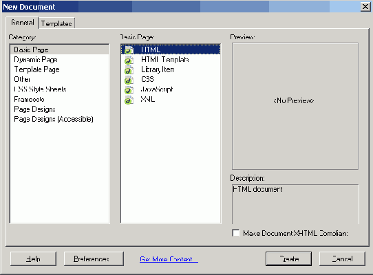     Dreamweaver MX