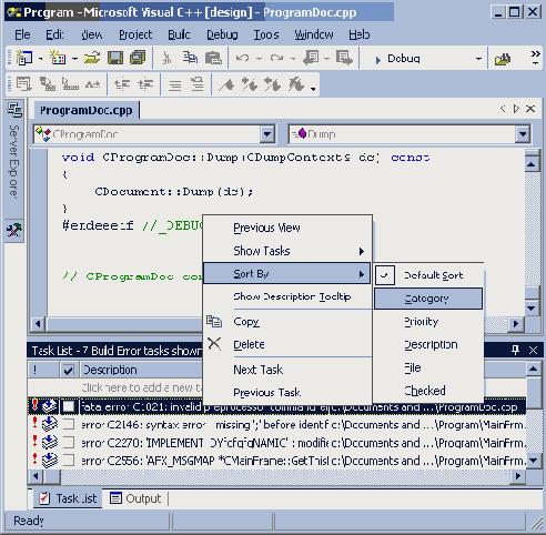 Начало работы с Visual Studio.Net