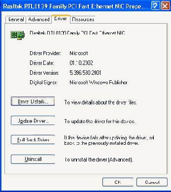    (Driver Rollback)